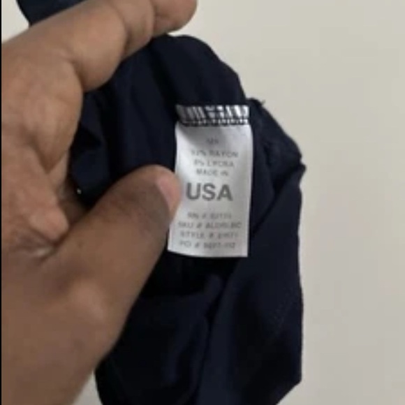 Fresh Produce Napa Beachcomber Maxi Dress XXL Dark Navy  South Beach Tie Front - Picture 9 of 10